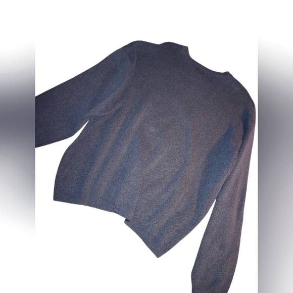 Men's Calvin Klein Cotton V neck Sweater. Dark Grey. Size Large - Picture 4 of 6